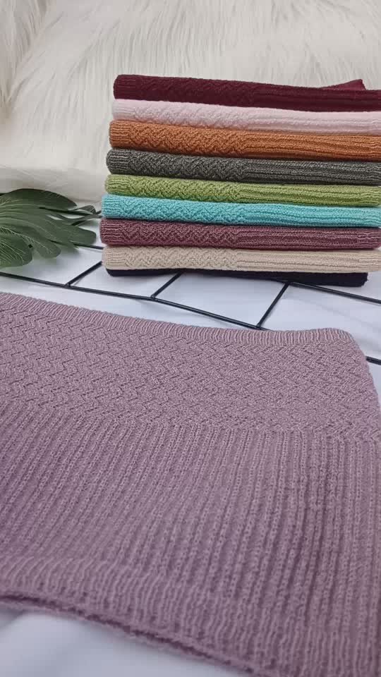 Ciput Rajut Bandana Premium Anysa Microfiber Zigzag Salur Daleman Jilbab Kerudung
