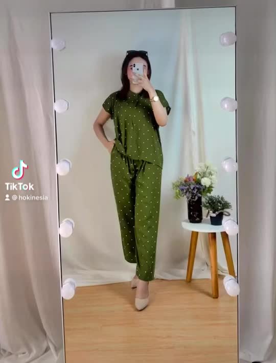 PIYAMA BUSUI SLETING CELANA PANJANG Bunga Atasan Rayon Viscose Setelan Baju Tidur Wanita babydoll Pendek Motif