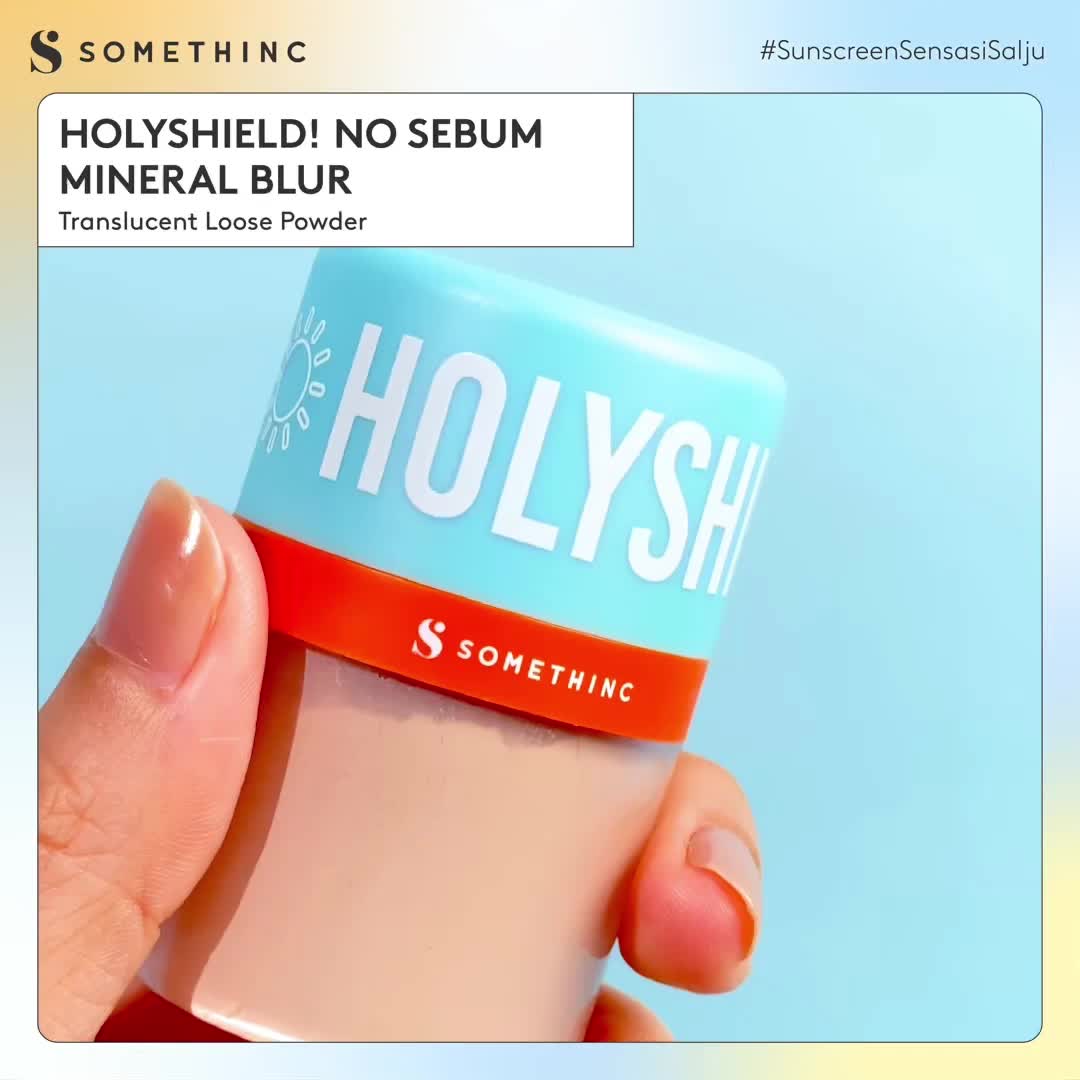 SOMETHINC No Sebum Mineral Blur Translucent Loose Powder SPF39 PA++++ - Easy Touch Up Sunscreen Powder
