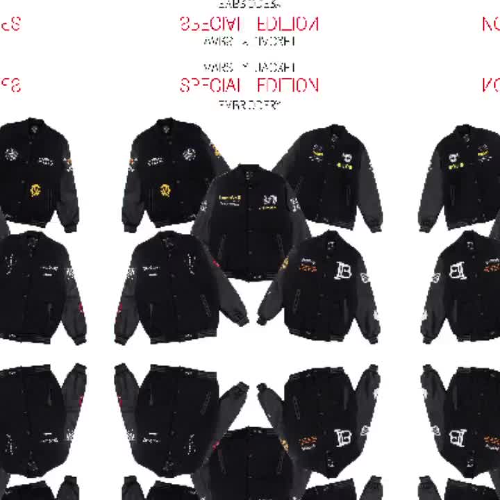 VARSITY JAKET | JAKET BASEBALL RONIN SAMURAI ORIGINAL BLACKSEVEN bordir fleece Katun Tebal Pria jaket