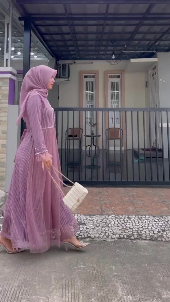 Gamis Brokat Jiwon Busui New by ozias Dress Panjang
