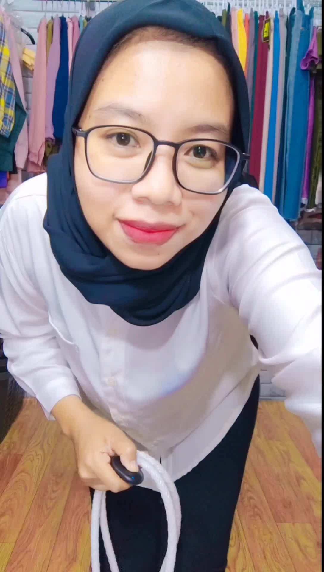 TUNIK KEMEJA BOTEGA Polos Wanita Atasan Baju Oversize Tangan Panjang Nyaman Hitam Kerja Putih