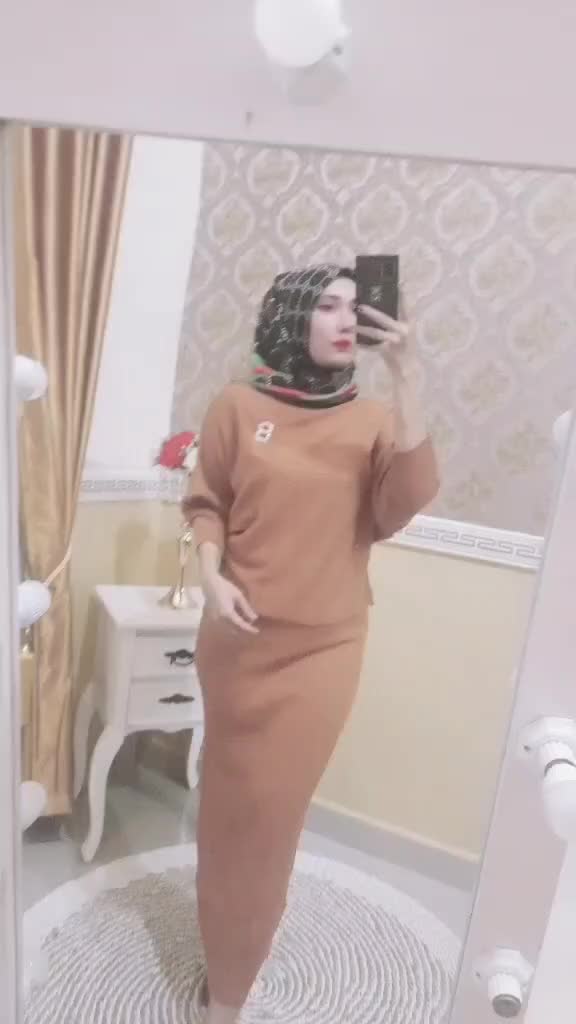 STELAN BATWING / STELAN RAJUT WANITA Atasan Bawahan Setelan Baju Dewasa Remaja Panjang