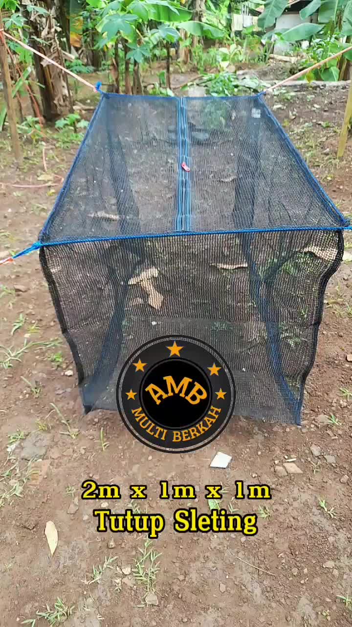 Keramba Ikan Tutup Hapa Jaring Apung Bahan Waring Ukuran 2m x 1m x 1 meter Pancing Umpan