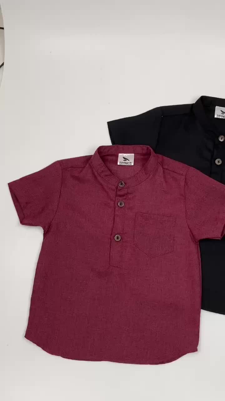 Bronkis Junior Kemeja Anak Laki Model KemKo Pakistan