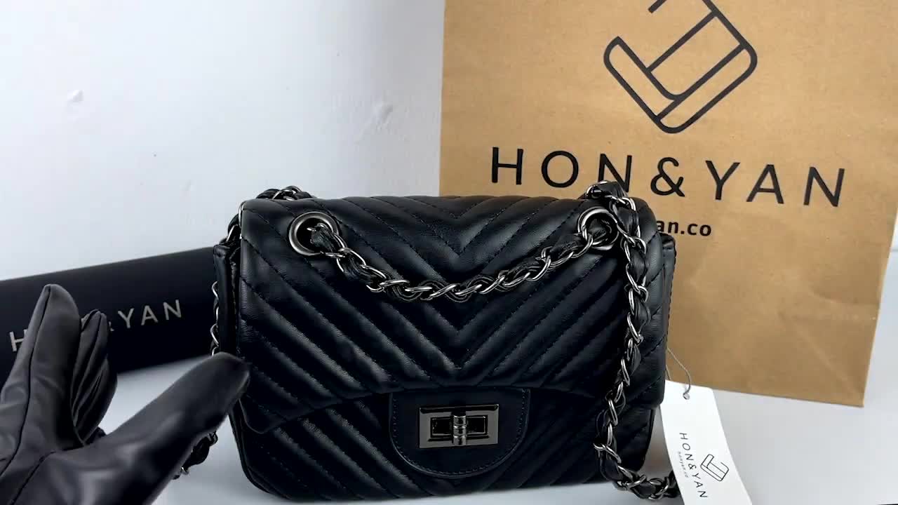 HONYAN Tas Selempang Wanita Kulit Shoulder Bag Bahu Slingbag Branded Terbaru - Calianda