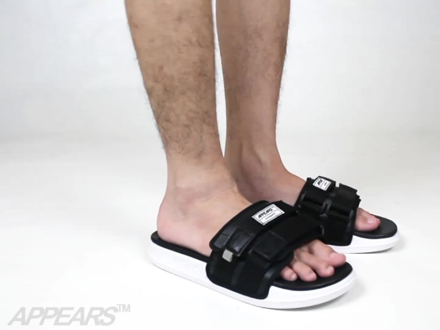 Sandal Appears Slide Authentic Phoenix (Black X Black)