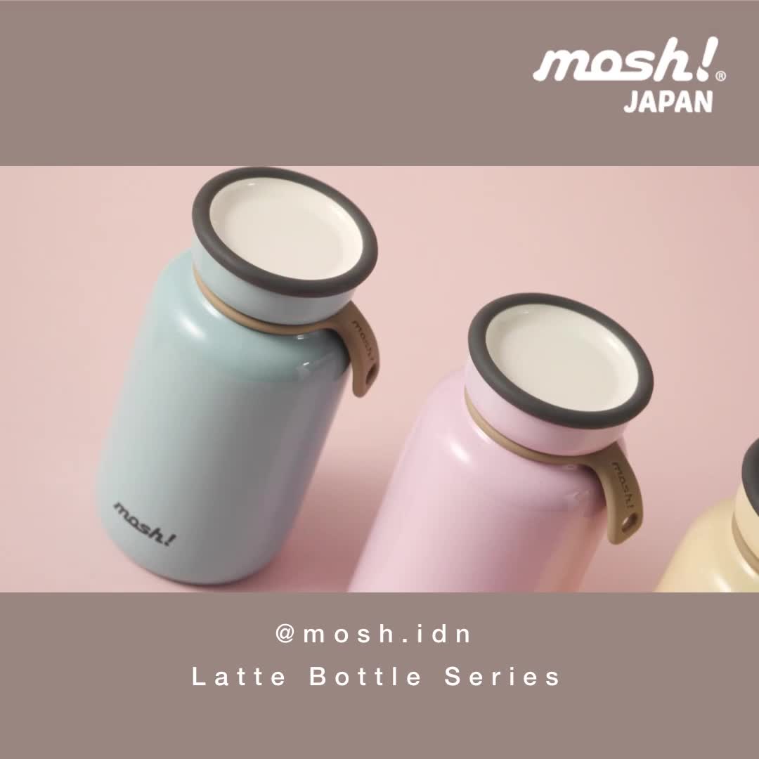 Mosh Bottle Latte Tumbler - Botol Minum Termos Stainless 450ML
