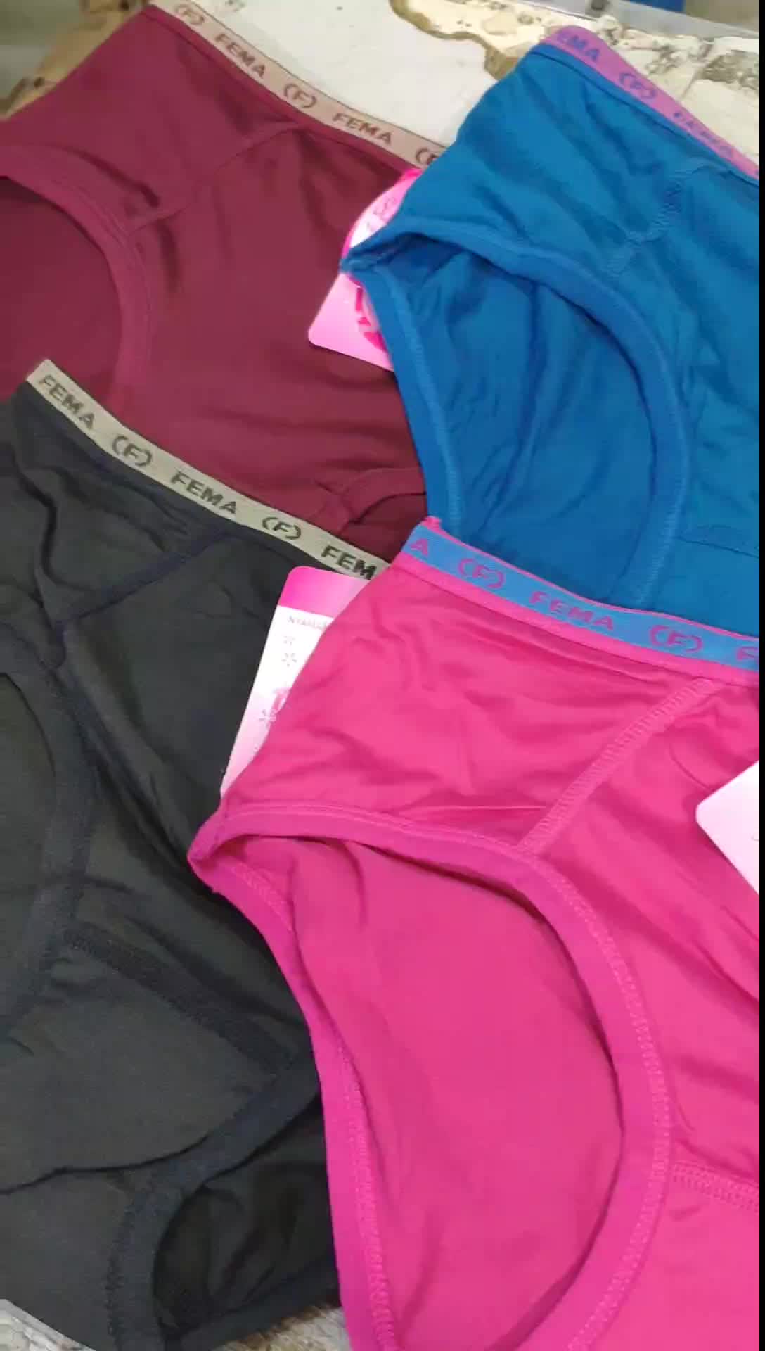 GROSIR 12 BIJI CELANA DALAM WANITA FEMA 361 / 393/ 351 Katun Pita