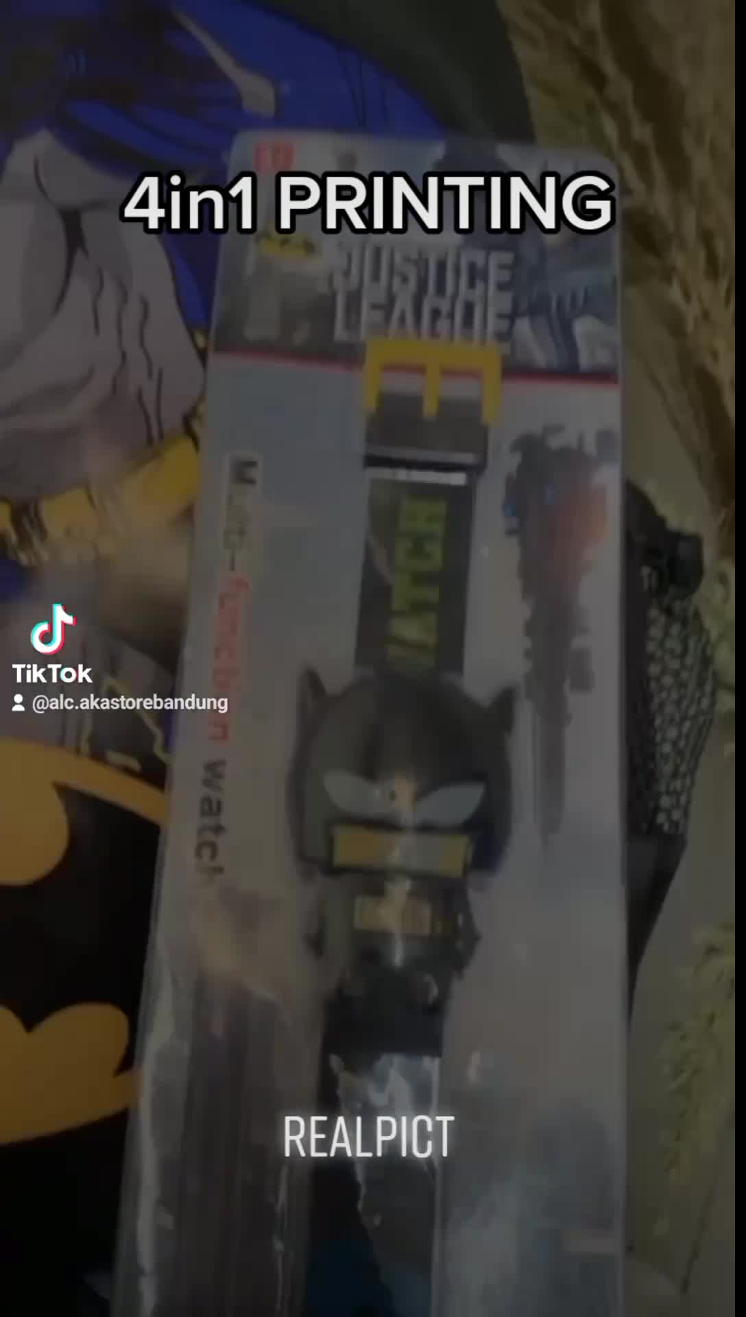 Tas Sekolah Anak 4in1 motif printing Karakter Kartun