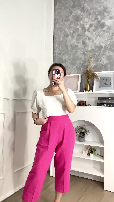 WOS9668 K466 - Charlotte Set bahan Cotton Linen HQ