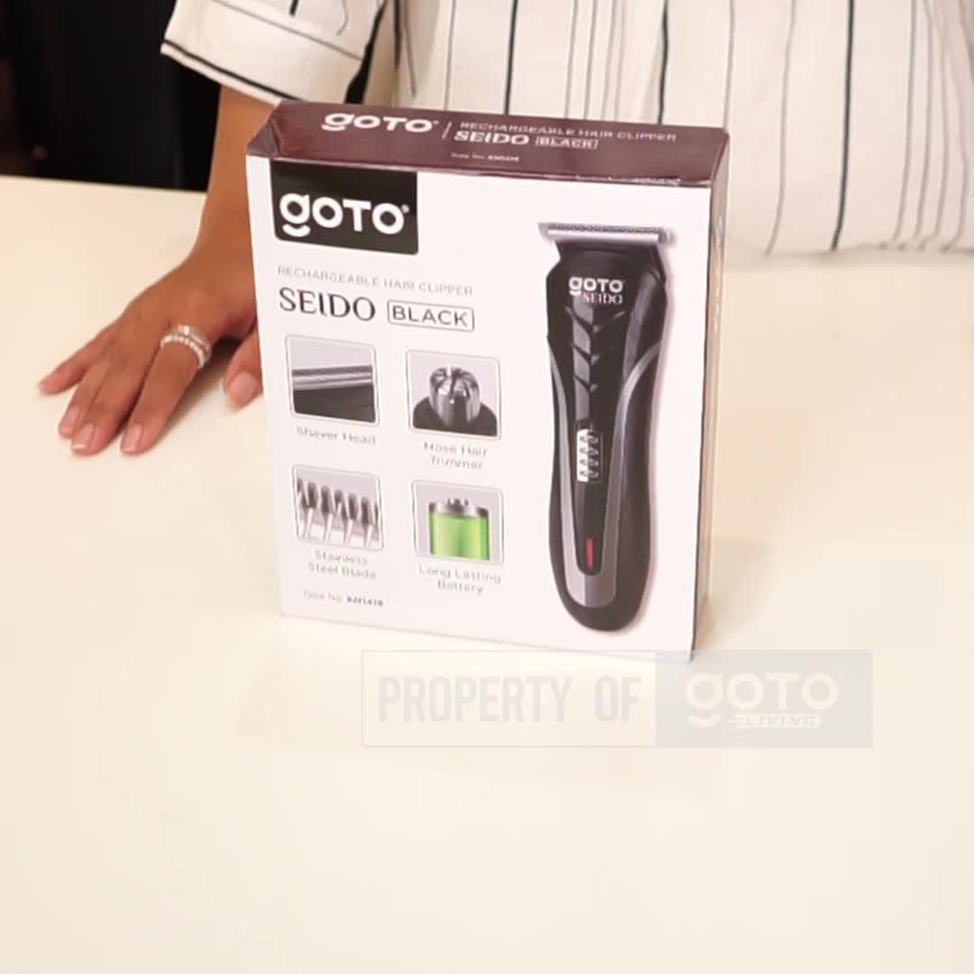 Goto [COD] Seido Hair Clipper Alat Cukur Rambut Elektrik Set Rechargeable