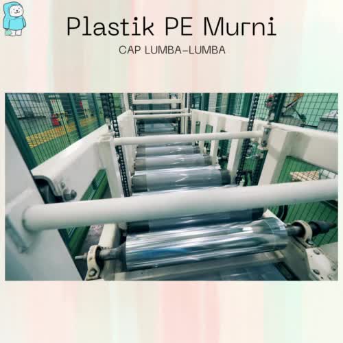 [03x1Mx25M] Plastik COR PE Bening Double Layer Cap Lumba Lumba