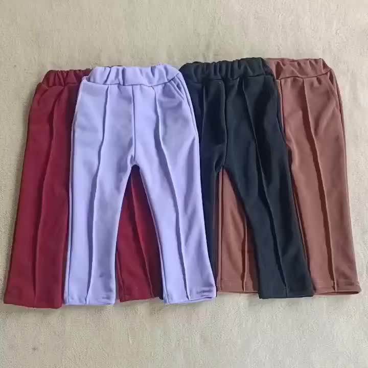 Celana Doty Baggy Pants Anak Perempuan Polos Basic Luna - Usia 2-7 Tahun - Fashion, Cantik legging cutbray anak perempuan