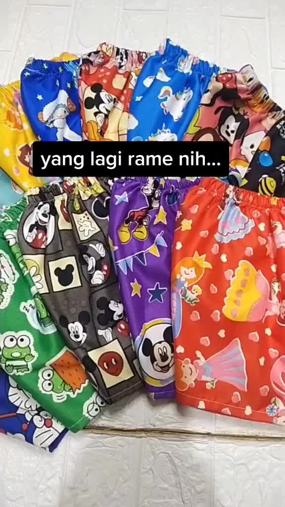 5pcs celana pendek anak usia 6bln-18bln Anak-Anak Katun