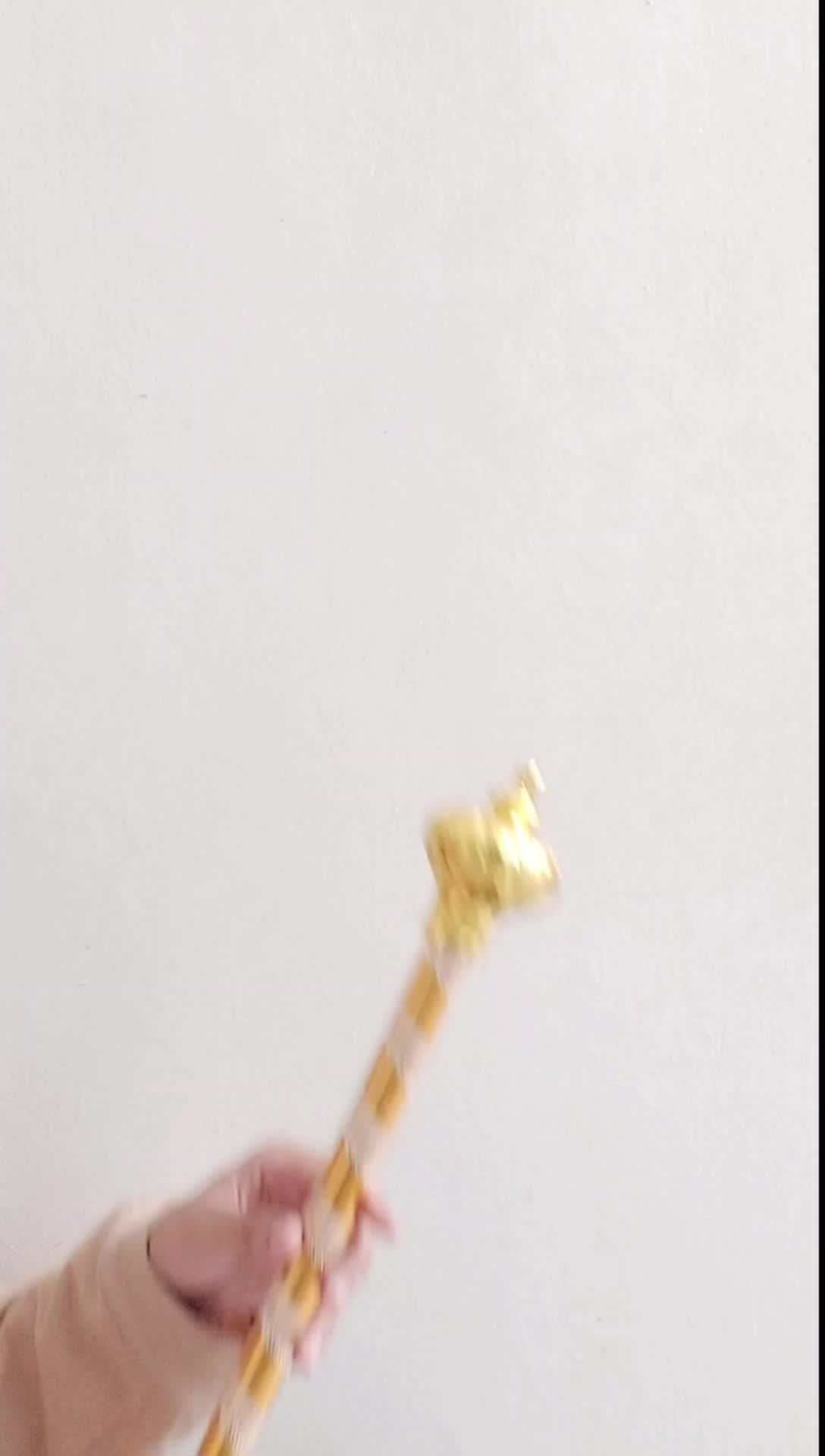 CACULS Batang Gorden Tiang Gorden Braket Eropa Ukuran 50 cm - 2 meter Dengan Tutup End Cup Kubah Ulir Model Ulir Warna Gold Silver Hitam Bahan Alumunium