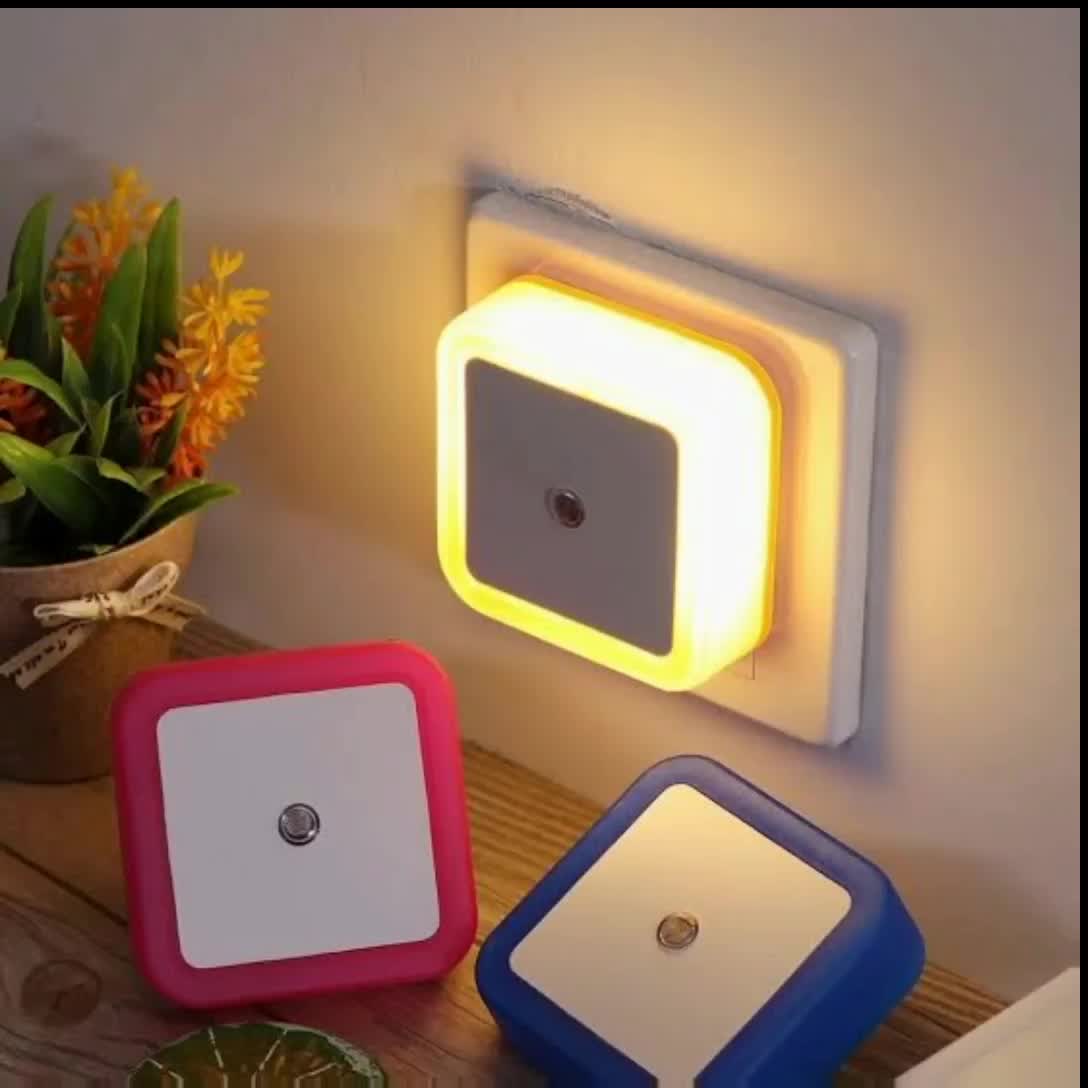 Lampu Tidur Kotak Sensor Night Dekorasi Kamar Cute