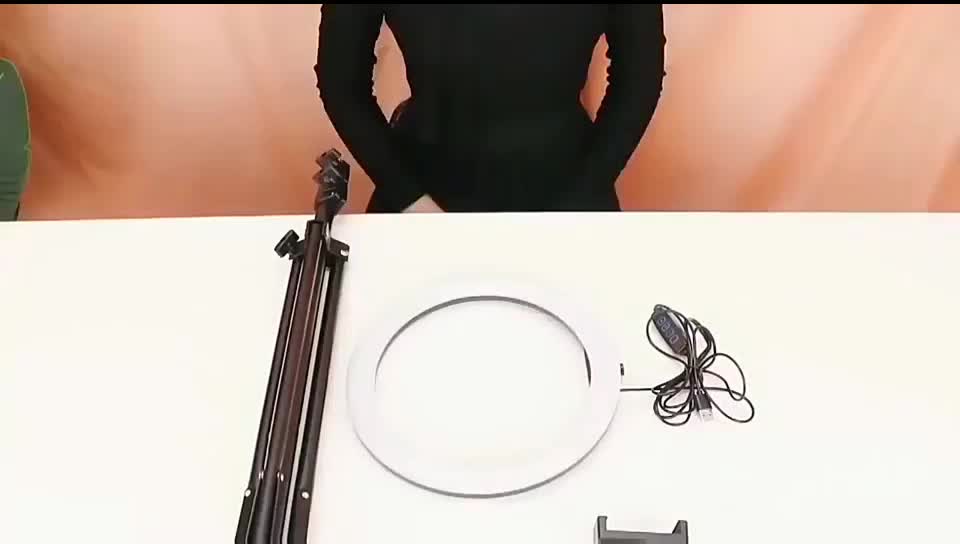 Paket Komplit Ringlight 33cm + Tripod 2,1 Meter Make Up Vlog Lampu Ringlight vlog Holder Panjang