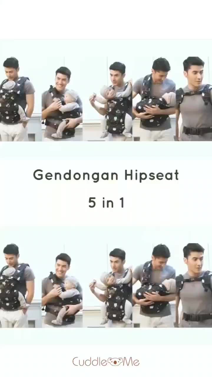 CUDDLE ME ULTIMO Gendongan Bayi Depan Hipseat Newborn Baru Lahir M Shape Toddler Dudukan Empuk Komplit Viral Hipset