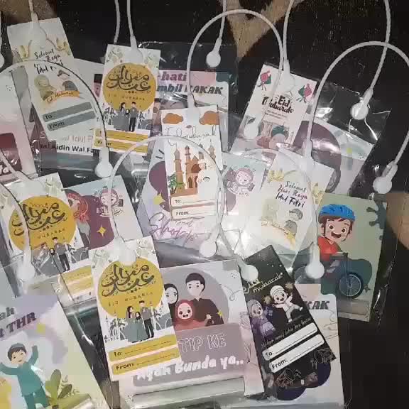 Amplop Lebaran Tenteng Lucu dan Aesthetic Plastik (isi 5 set)