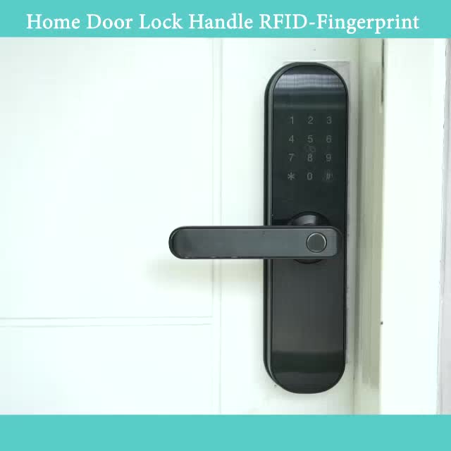 BARDI Smart Door Lock IP54 - Gagang Pintu Pintar Otomatis Wi-Fi