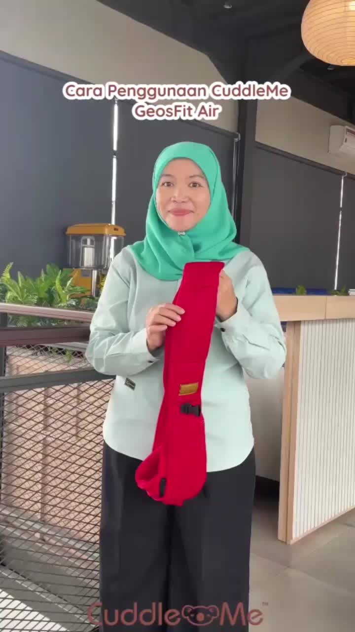 CuddleMe Gendongan Bayi Geos Fit Air Gendongan Ringsling Instant M-shape Gendong Baby