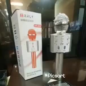 Mic Karaoke Mikrofon Original Wireless Bluetooth Mic Smule ERRLY W-STER WS858 WS-858 Microphone