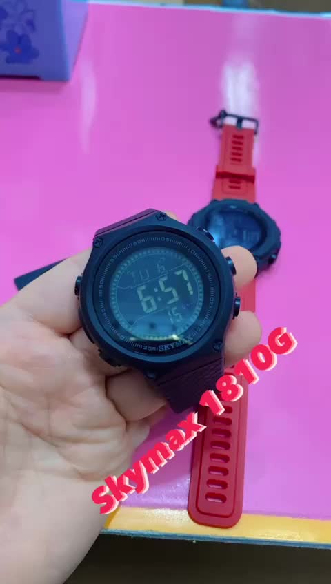 Jam tangan pria dan wanita sport Skymax 1810G water