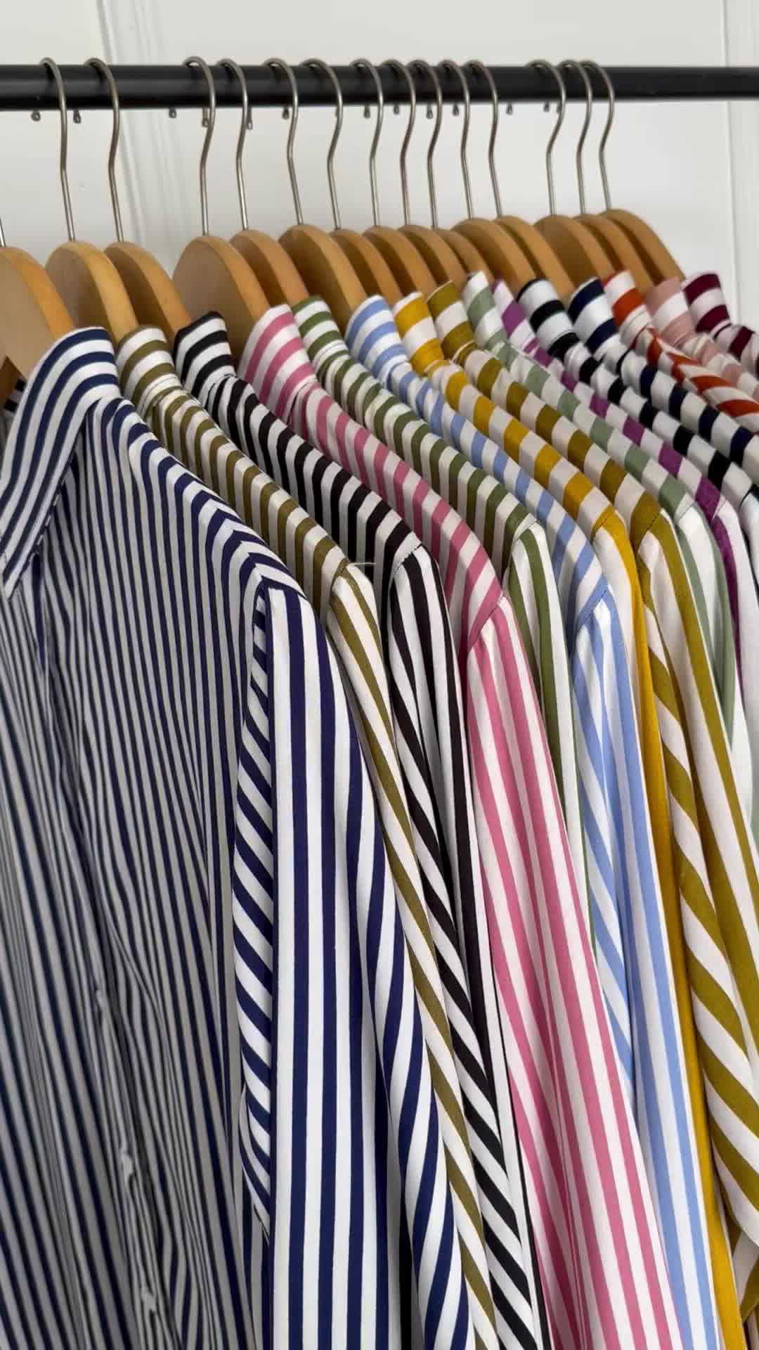 KEMEJA STRIP WANITA Baju