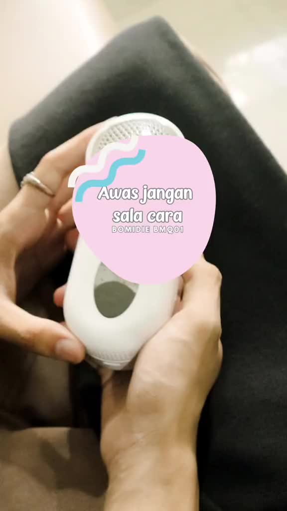 【COD】BOMIDI Lint Remover BMQ02 Portable Fuzz 6 blade head Hair Ball Trimmer Electric Wireless USB Baterai Kabel Mesin