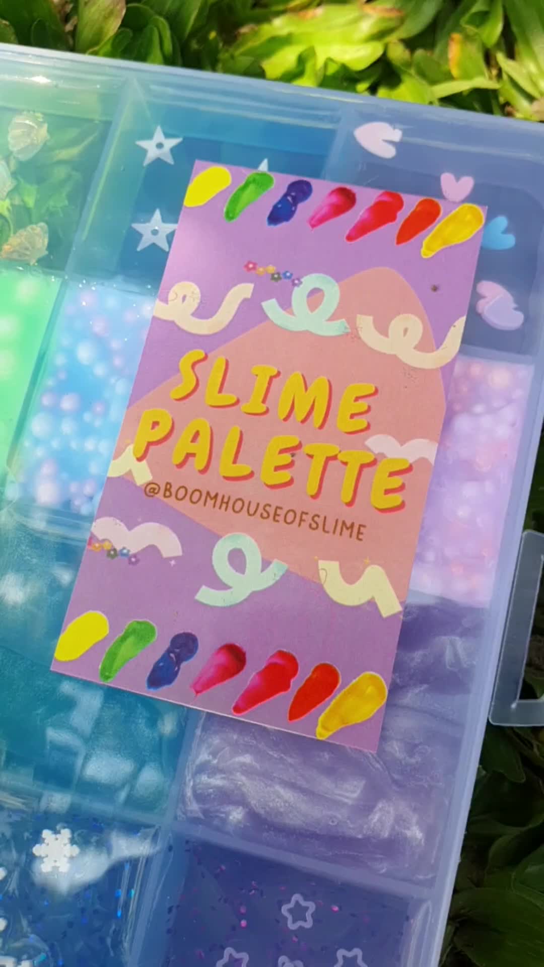 Mainan Anak Slime Palette isi 24 Warna Gift Set Multicoloured Educational Sensory Beraneka warna