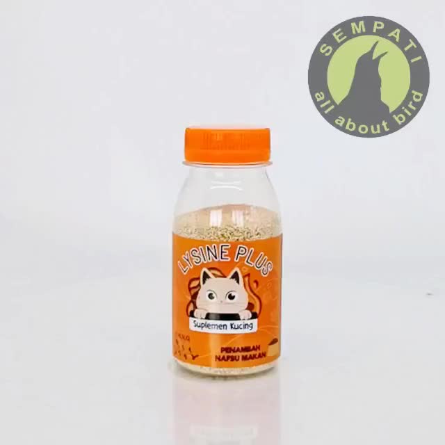 SEMPATI Obat Kucing Gemuk Lysine Plus Vitamin Penggemuk Suplemen Kucing Penambah Nafsu Makan Obat Kucing Kurus Penumbuh Pelebat Bulu Kucing