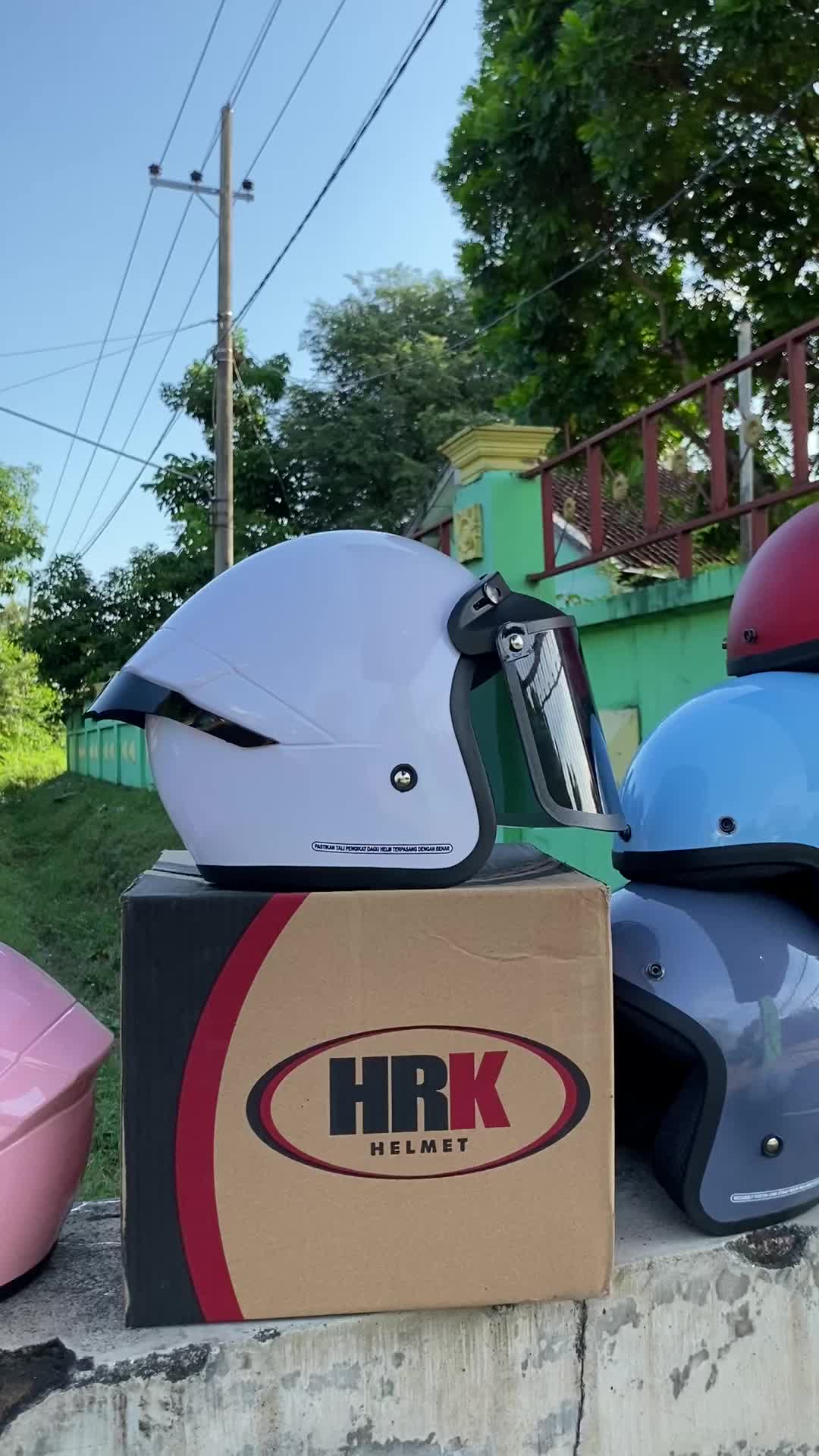 Helm Bogo Kairoz Paket Ganteng Spoiler 2-Dimensi / Helm Bogo Spoiler Viral kaca motorcycle Sporty helm  skena helm  halfface promo half face keren