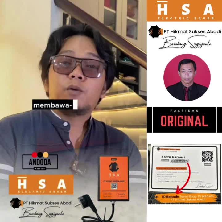 [Khusus Jaringan 3 Phase] HSA Electric Saver Gen 3 | All Type | Alat Penghemat Daya Listrik | PT Hikmat Sukses Abadi Owned by Bambang Sugiyanto