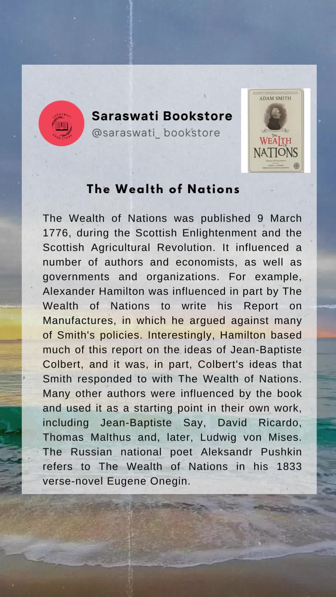 The Wealth of Nations | Adam Smith – Panduan Ekonomi Modern & Kapitalisme Versi Bahasa Indonesia