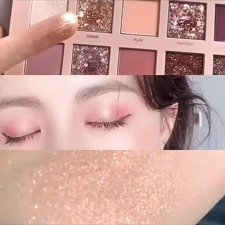 cod&ready Eyeshadow Korean Pallete 18 Warna Pigmented Eyeshadow Glitter Waterproof High Pigment And Smooth Powder Long Lasting Eye Cosmetics  celo beauty88