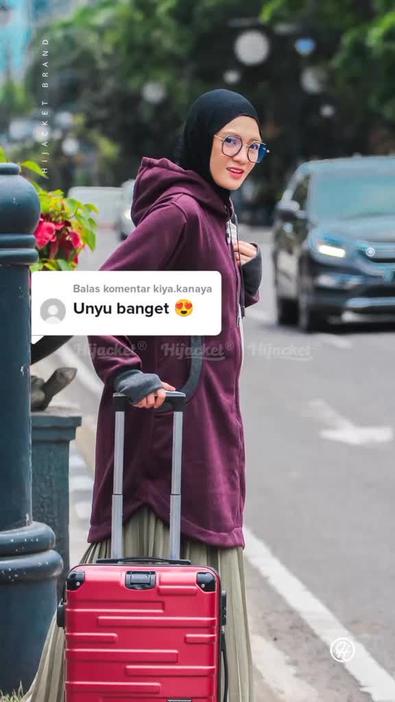 HIJACKET ELEKTRA Jacket Wanita Muslimah Jaket Hijaber Panjang outer