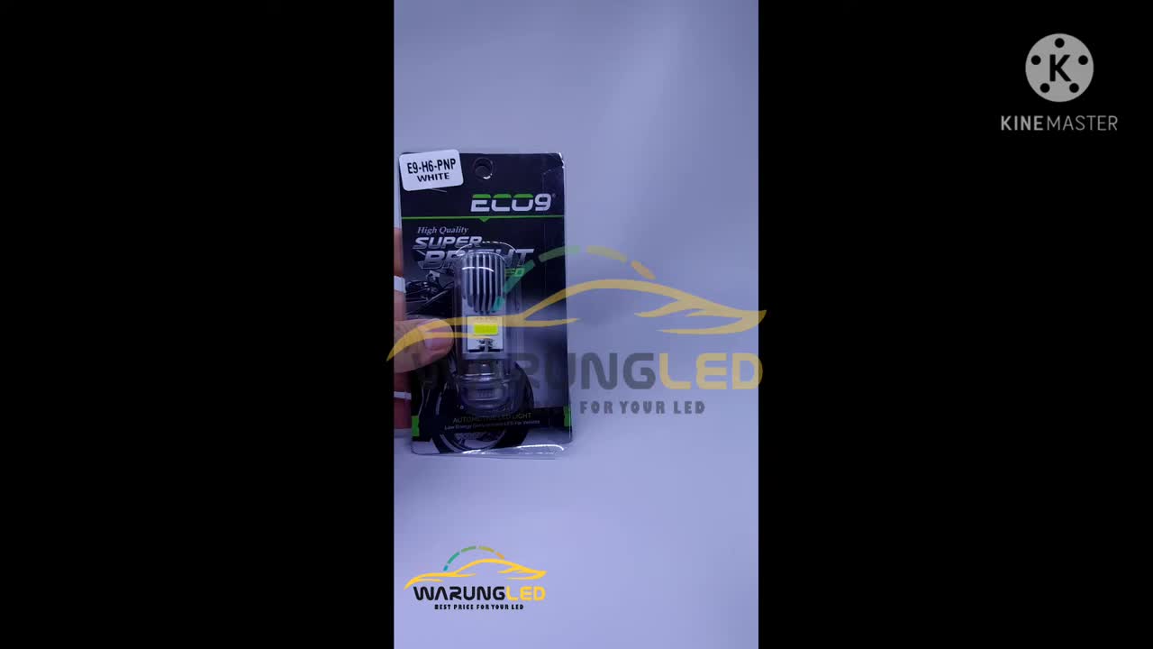 LAMPU DEPAN LED 9NINE LUMINOS MOTOR BEBEK MATIC BEAT VARIO MIO XEON H6 Motorcycle