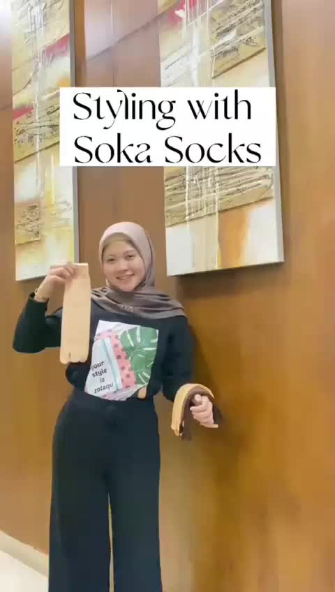 [1 PASANG] ORIGINAL SOKA Basic Jempol Kaos Kaki Wanita Hijab Muslimah Murah Size M dan L Termurah Murah Diskon Polos Haji Umroh Warna Kulit dll Size M Pendek size L Panjang Nilon Nylon Kauskaki Kaus Kaki Kaoskaki Krem Cream Skin Series Soka Socking