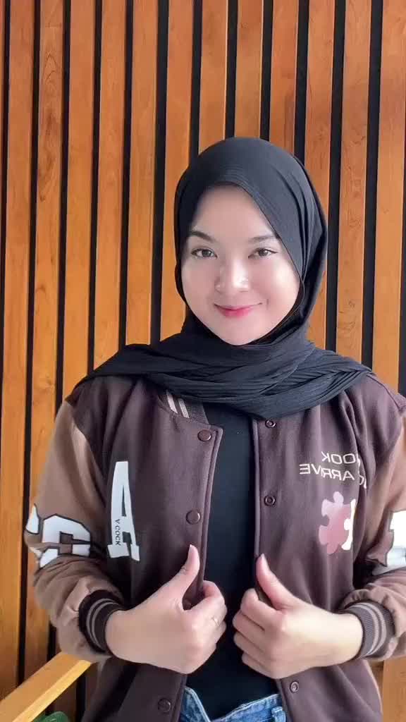 PUZZLE A CHOOK BROWNIE JAKET BASEBALL WANITA | VARSITY JAKET WANITA | BOMBER JAKET Fit Fleece