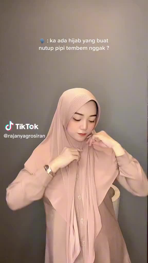 Jilbab Segitiga Instan Ped Jersey | Hijab Instant Segi Tiga Pad