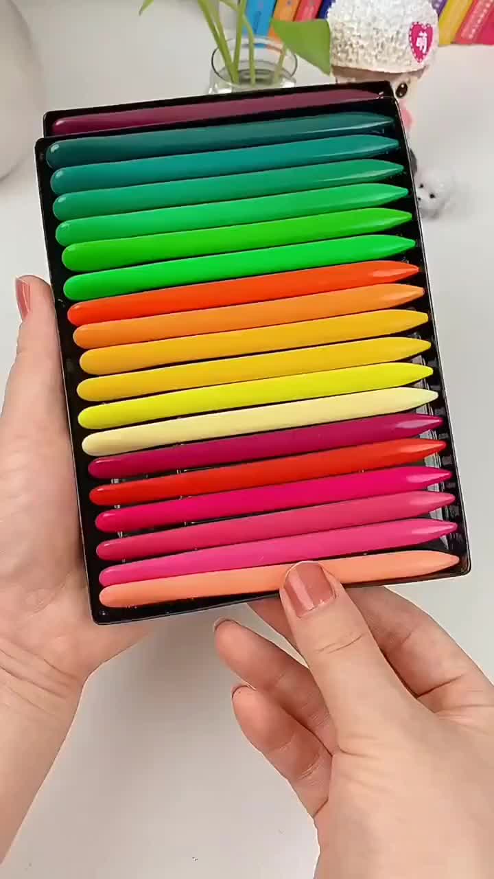 Crayon Mewarnai - Crayon Anti Air Anti Kotor Tangan - Pensil Warna - Stationery