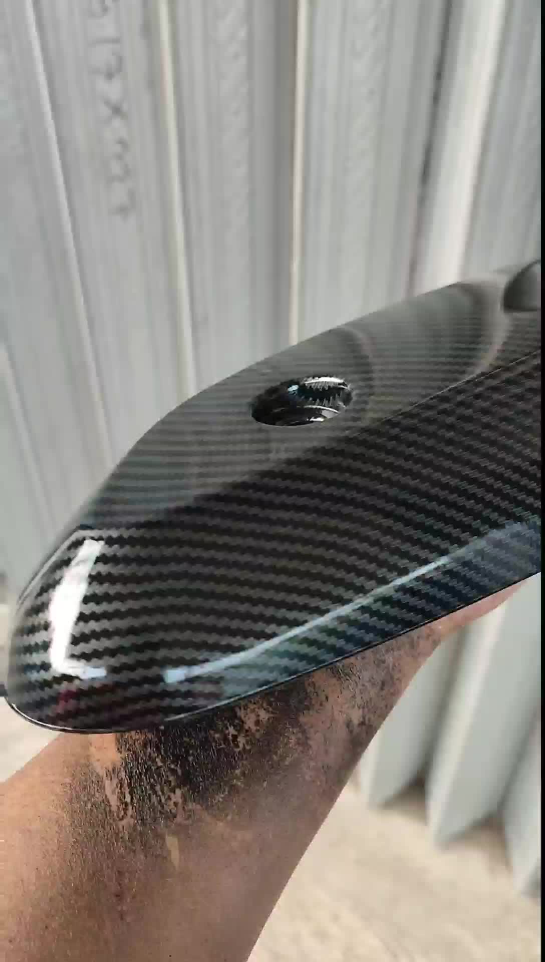 Tameng knalpot Scoopy New karbon 2020-2023 Carbon wtp cover knalpot Scoopy new carbon tutup knalpot Scoopy New karbon Motorcycle