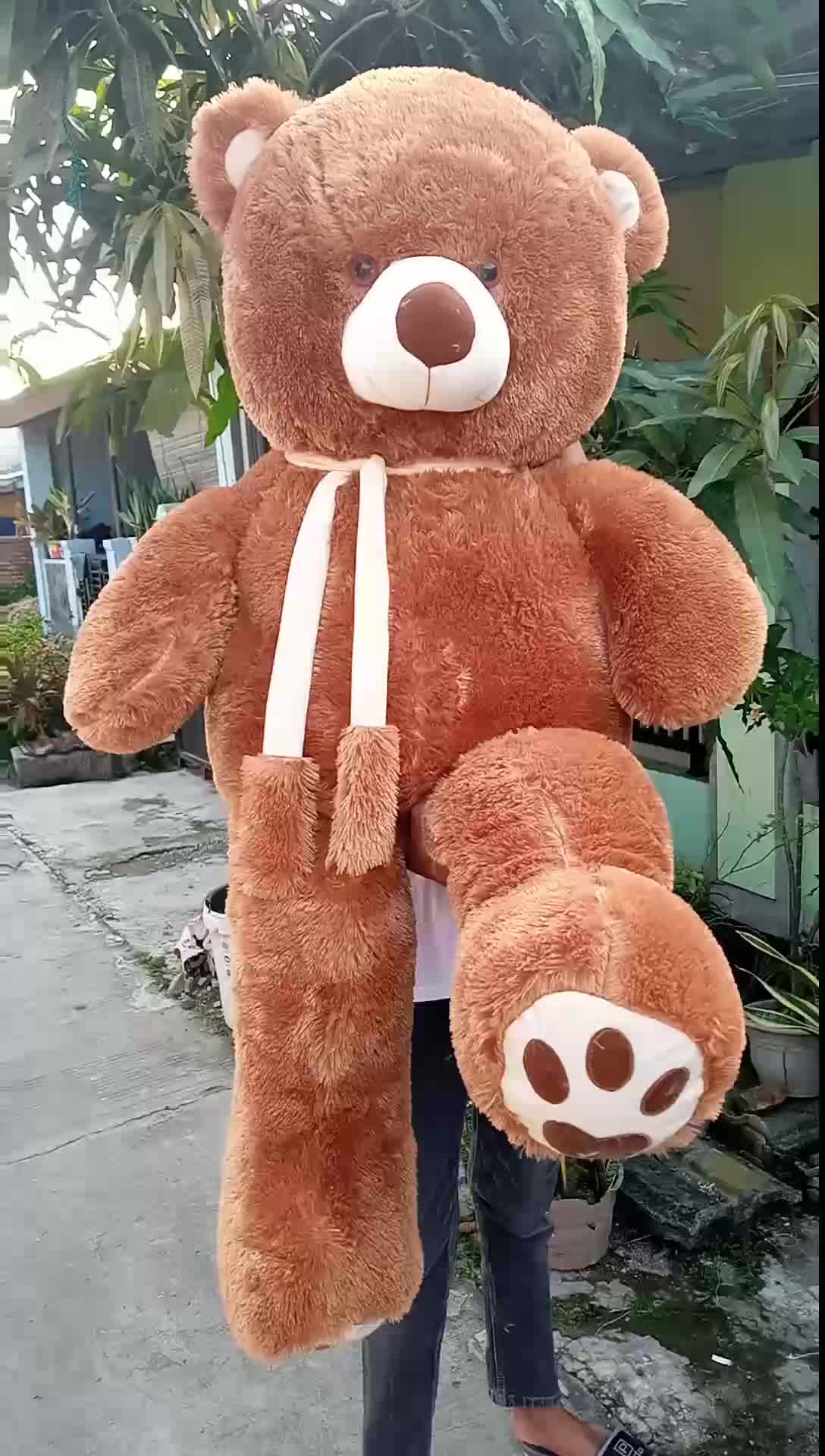 Boneka Teddy Bear Syal 1,2 meter Main inian Dolls Toys