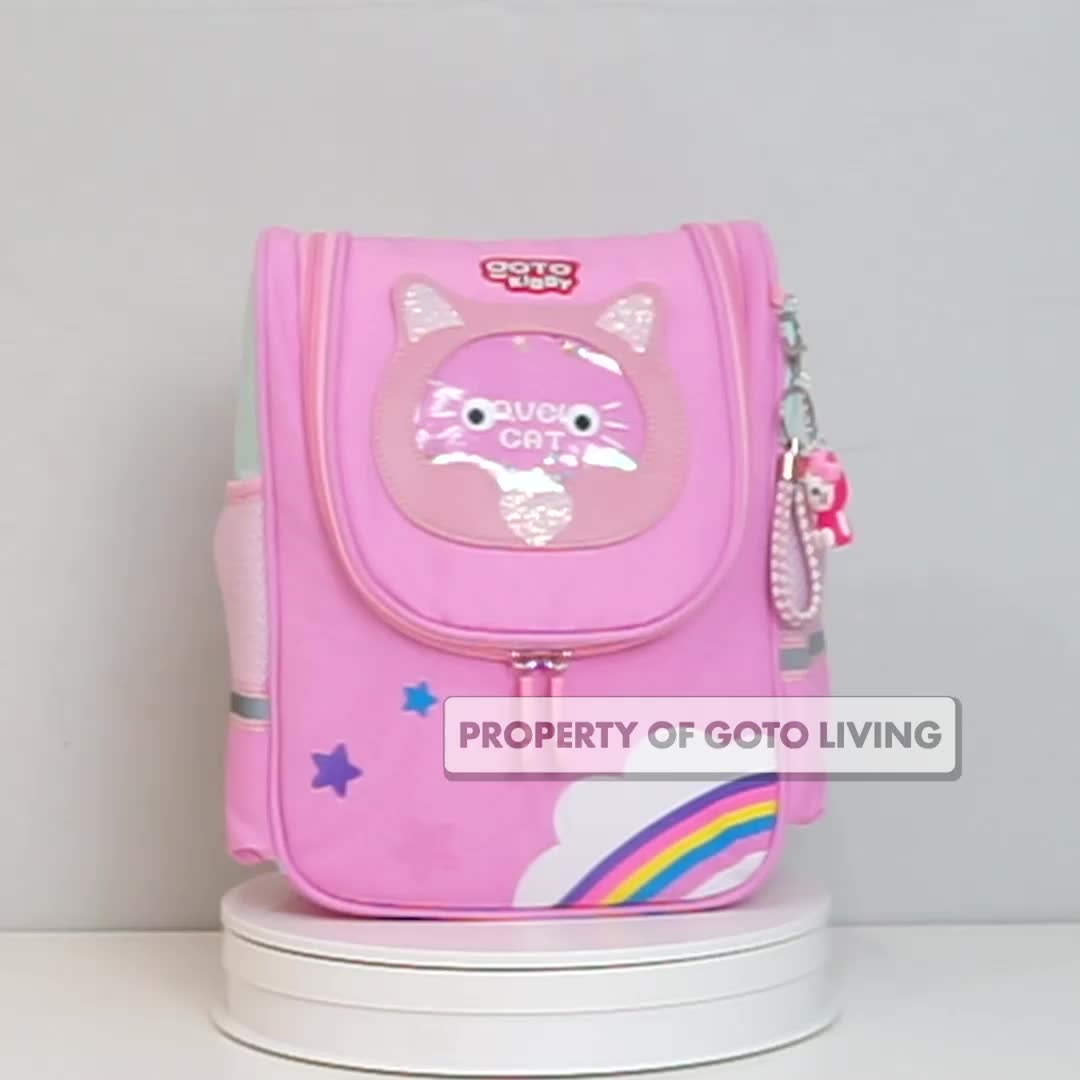 Goto [COD] Kibby Tas Sekolah Ransel Backpack Anak Perempuan Waterproof Bag