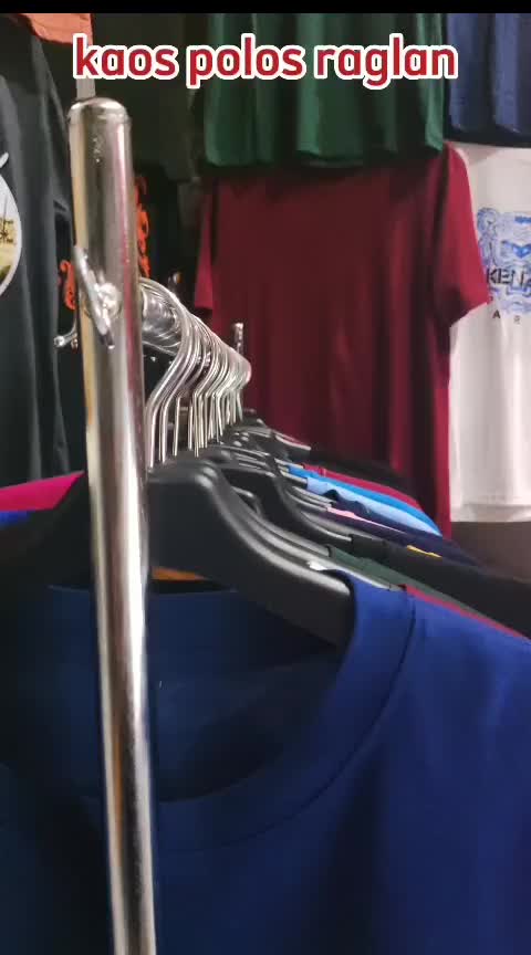 Kaos polos 7/8 kombinasi combed 30s