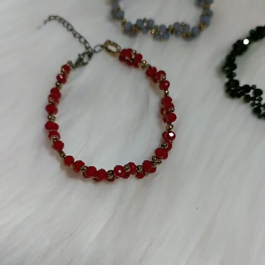 Gelang Manik-Manik kode 02/ Bracelet Zig Zag