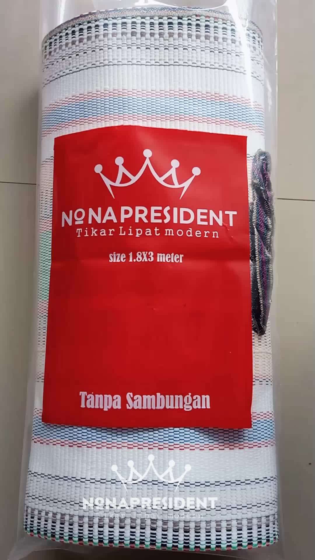 Tikar lipat premium jumbo tanpa sambungan full benang Camping Outdoor Karpet beludru Bebas Dicuci