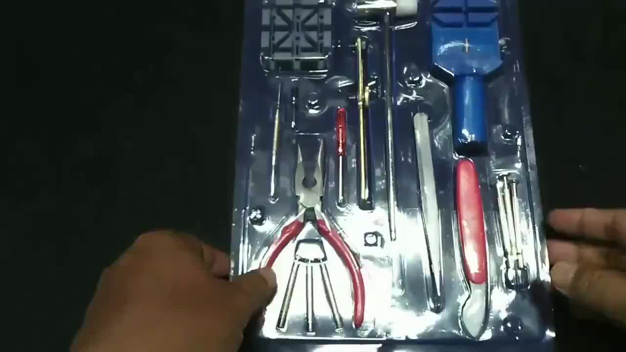 Perlengkapan Alat Service Jam Perbaikan Tool Service Servis Pembuka Jam Tangan Arloji Watch Obeng Set Komplit