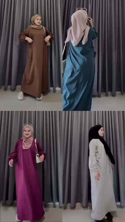 Sandra Dress Basic Polos Kaos Katun Combed 30s by Zulabel